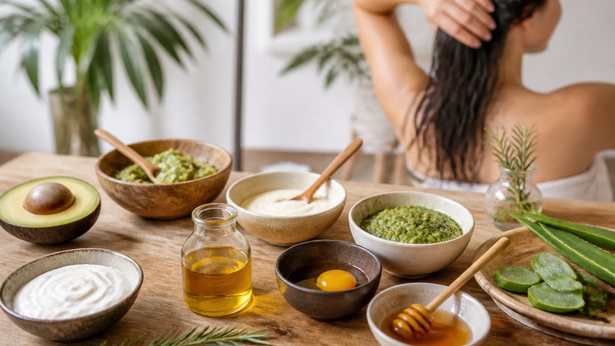 DIY Organic Hair Masks for Hair Fall: 5 Recipes