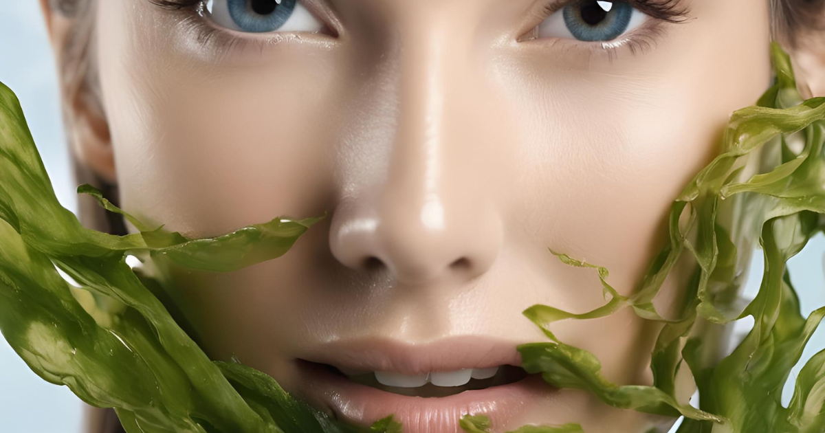 face with fucoidan