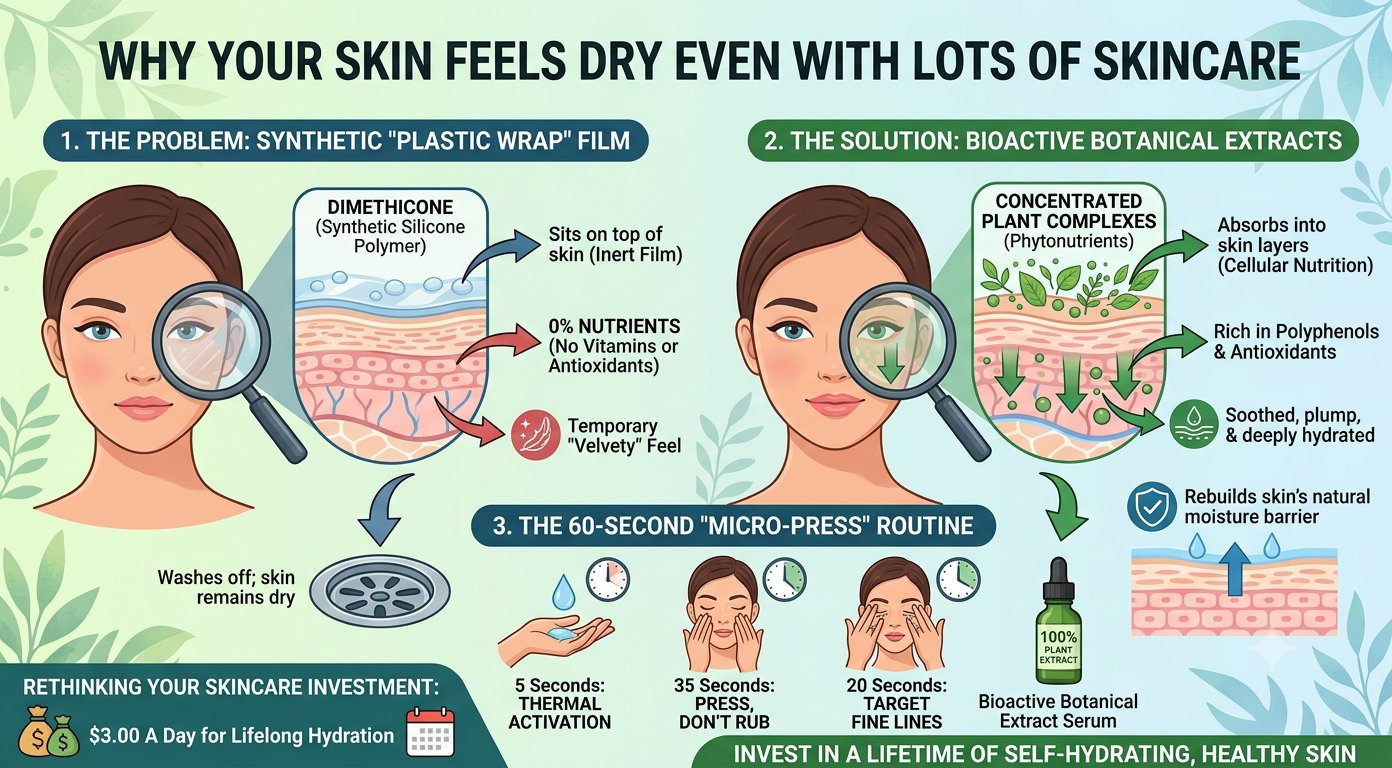 Why Does Your Skin Still Feel Dry No Matter How Much Skincare You Apply?